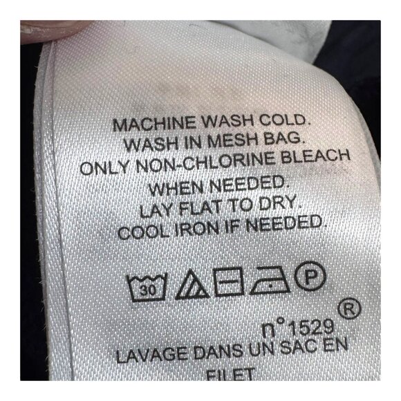 Lauren Ralph Lauren Womens Medium Navy Blue Turtleneck Sweater Ribbed Cowl Neck - Picture 5 of 6